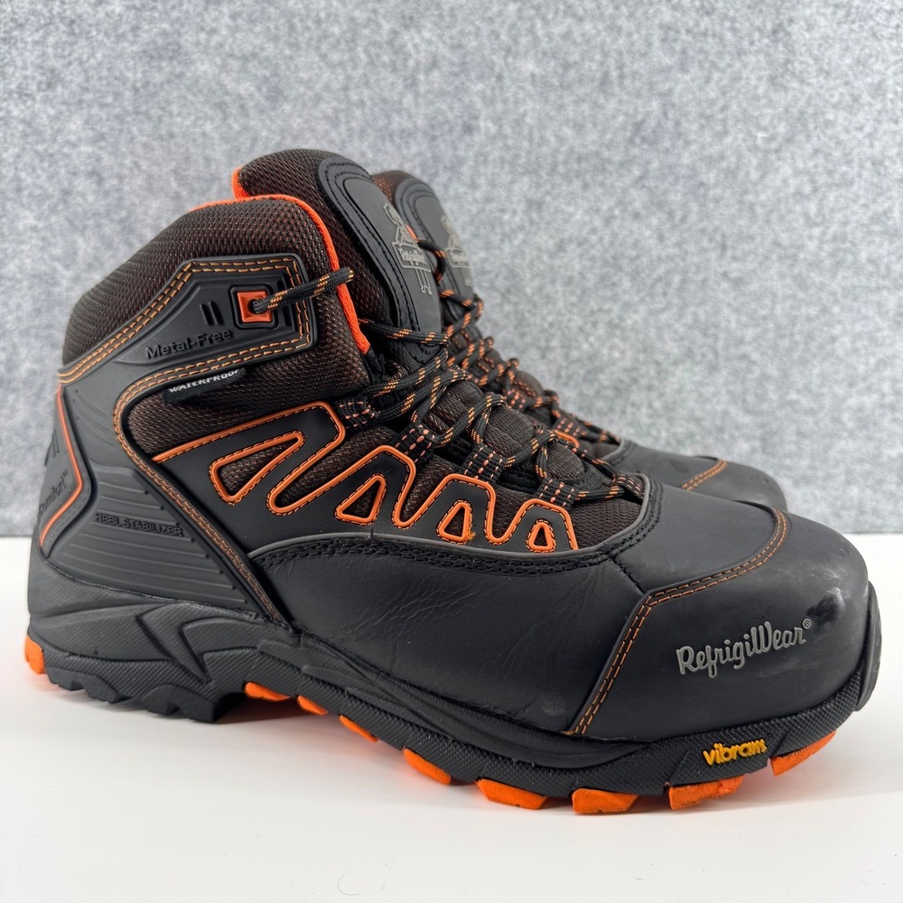 RefrigiWear 1240CR Polar Force Work Boots Mens 11 Waterproof Vibram Comp Toe